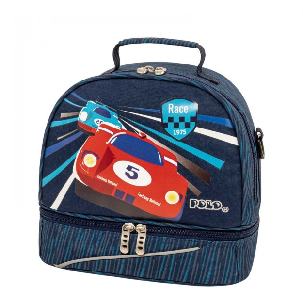 Polo Σχολική Ισοθερμική Θήκη Φαγητού 6lt Μπλε 26 x 15 x 24cm 9-07-104-8347