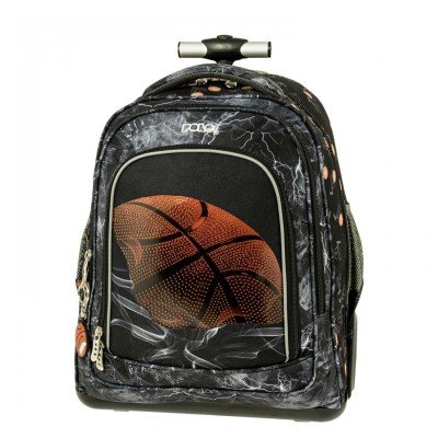 Polo Mover Σχολική Τσάντα Τρόλεϊ Δημοτικού Μαύρη 9-01-073-8380