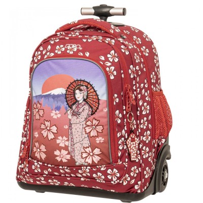 Polo Mover Σχολική Τσάντα Τρόλεϊ Δημοτικού Κόκκινη 9-01-073-8382