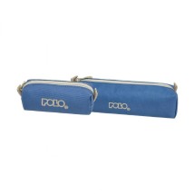 Polo Original Wallet Κασετίνα Βαρελάκι με 1 Θήκη Γαλάζιο/Κίτρινο 9-37-006-5523