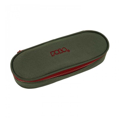 Polo Box Κασετίνα με 1 Θήκη Χακί/Μπορντώ 9-37-003-6533