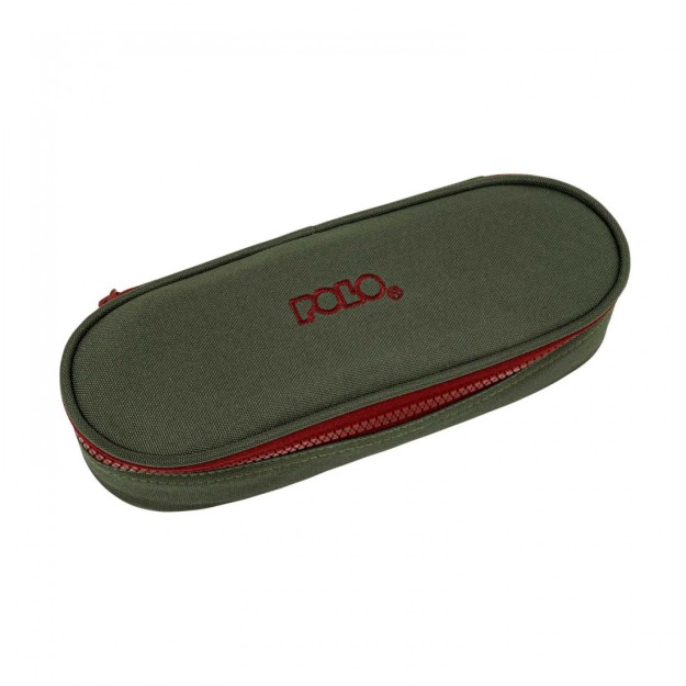 Polo Box Κασετίνα με 1 Θήκη Χακί/Μπορντώ 9-37-003-6533
