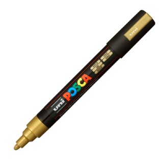 Posca PC-5M Μαρκαδόρος Σχεδίου 2.5mm Χρυσός PC-5M/25