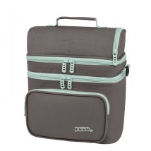 Polo Double Cooler Σχολική Τσάντα Φαγητού Γκρι 9-07-096-2759