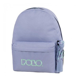 Polo Original Scarf Σχολική Τσάντα Πλάτης Γυμνασίου-Λυκείου Λιλά-Τιρκουάζ 9-01-135-4959