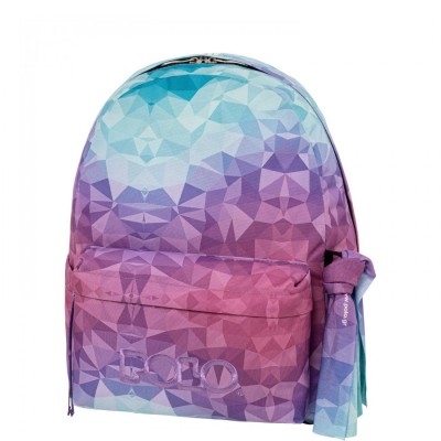 Polo Original Scarf Shapes Σχολική Τσάντα Πλάτης Γυμνασίου-Λυκείου Φούξια 9-01-102-8340