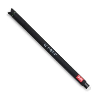 Legami Milano Erasable Στυλό Rollerball 0.7mm Μαύρο με Μαύρο Μελάνι EP0005 Black Cat