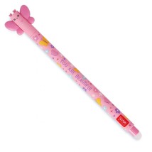 Legami Milano Butterfly Στυλό Gel 0.7mm Ροζ με Ροζ Μελάνι Erasable EP0045