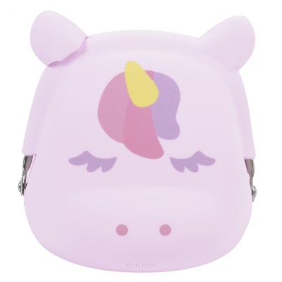 Μονόκερος Παιδικό Πορτοφόλι Κερμάτων με Clasp για Κορίτσι Λιλά 20111