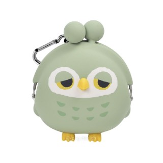 Κουκουβάγια Παιδικό Πορτοφόλι Κερμάτων με Clasp & Μπρελόκ για Κορίτσι Πράσινο 20106