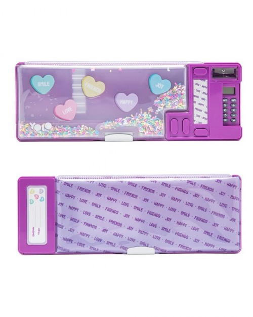 Παιδική Ρετρό Κασετίνα Κομπιουτεράκι Hearts Sprinkles 26x9x3cm Yolo