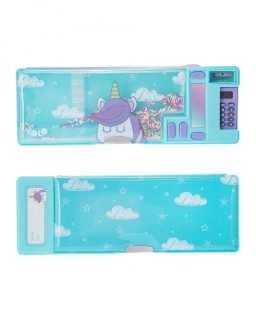 Παιδική Ρετρό Κασετίνα Αριθμομηχανή Unicorn Clouds 26x9x3cm Yolo