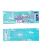 Παιδική Ρετρό Κασετίνα Αριθμομηχανή Unicorn Clouds 26x9x3cm Yolo