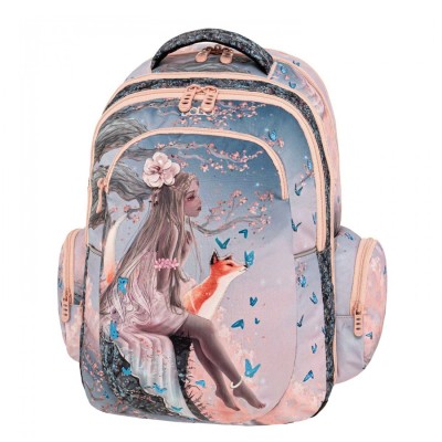 Polo Maxxi Σχολική Τσάντα Πλάτης Δημοτικού Ροζ 9-01-057-8355