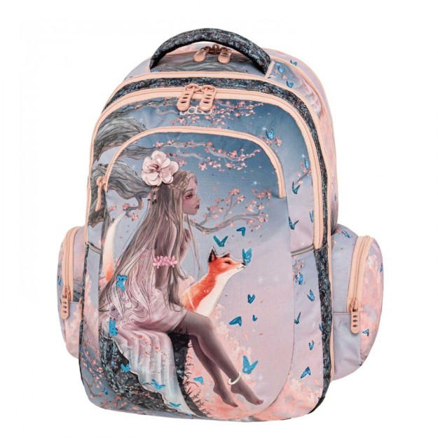 Polo Maxxi Σχολική Τσάντα Πλάτης Δημοτικού Ροζ 9-01-057-8355