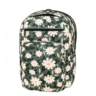 Polo Slit Σχολική Τσάντα Πλάτης Δημοτικού Χακί/Ροζ 9-01-066-8370