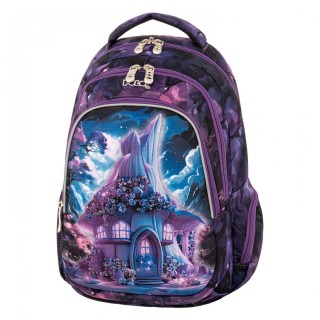 Polo Σχολική Τσάντα Πλάτης Δημοτικού Μωβ με Θήκη για Παγούρι 23lt 9-01-063-8367 2021