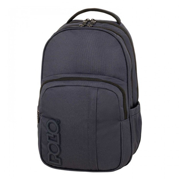 Polo Genius Σχολική Τσάντα Πλάτης Γυμνασίου-Λυκείου Μπλε 9-01-062-5000
