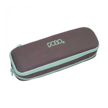 Polo Duo Box Κασετίνα με 2 Θήκες Γκρι/Φυστικί 9-37-004-2759
