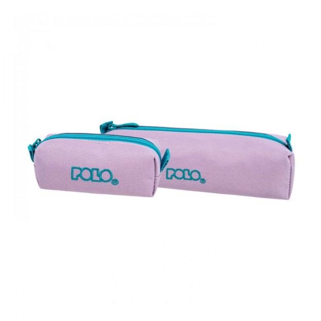Polo Original Wallet Κασετίνα Βαρελάκι με 1 Θήκη Λιλά/Τιρκουάζ 9-37-006-4959