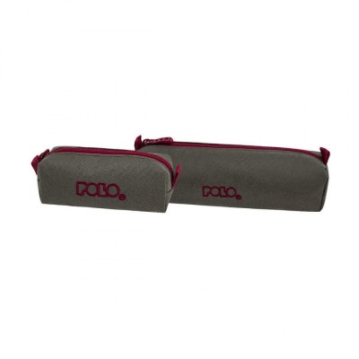 Polo Original Wallet Κασετίνα Βαρελάκι με 1 Θήκη Χακί/Μπορντώ 9-37-006-6533