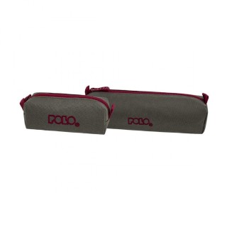Polo Original Wallet Κασετίνα Βαρελάκι με 1 Θήκη Χακί/Μπορντώ 9-37-006-6533