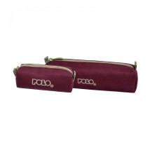 Polo Original Wallet Κασετίνα Βαρελάκι με 1 Θήκη Μπορντώ/Χρυσό 9-37-006-3576