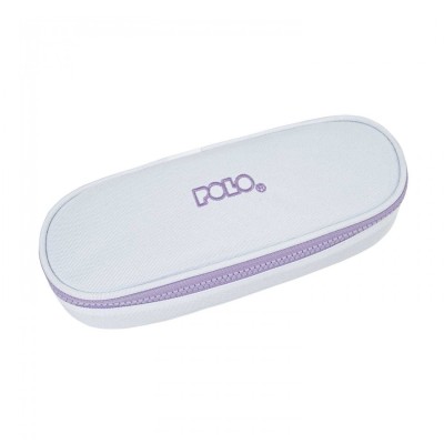 Polo Box Κασετίνα με 1 Θήκη Λευκό/Λιλά 9-37-003-2545