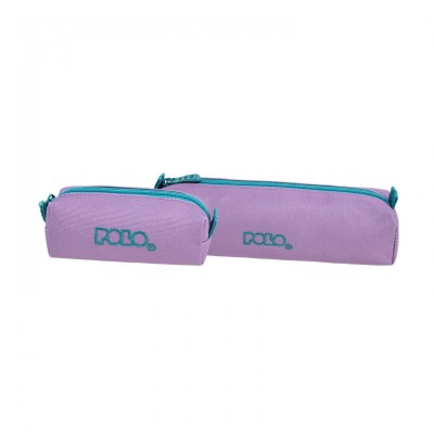 Polo Original Wallet Κασετίνα Βαρελάκι με 1 Θήκη Λιλά/Τιρκουάζ 9-37-006-4558