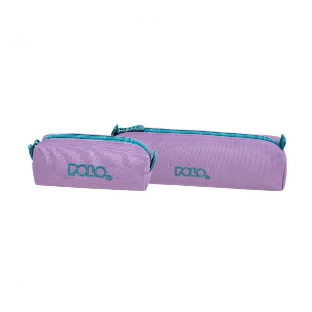 Polo Original Wallet Κασετίνα Βαρελάκι με 1 Θήκη Λιλά/Τιρκουάζ 9-37-006-4558