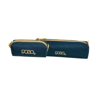 Polo Original Wallet Κασετίνα Βαρελάκι με 1 Θήκη Μπλε/Κίτρινο 9-37-006-5876