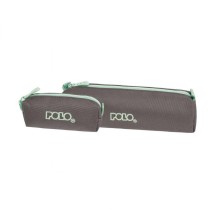 Polo Original Wallet Κασετίνα Βαρελάκι με 1 Θήκη Γκρι/Φυστικί 9-37-006-2759