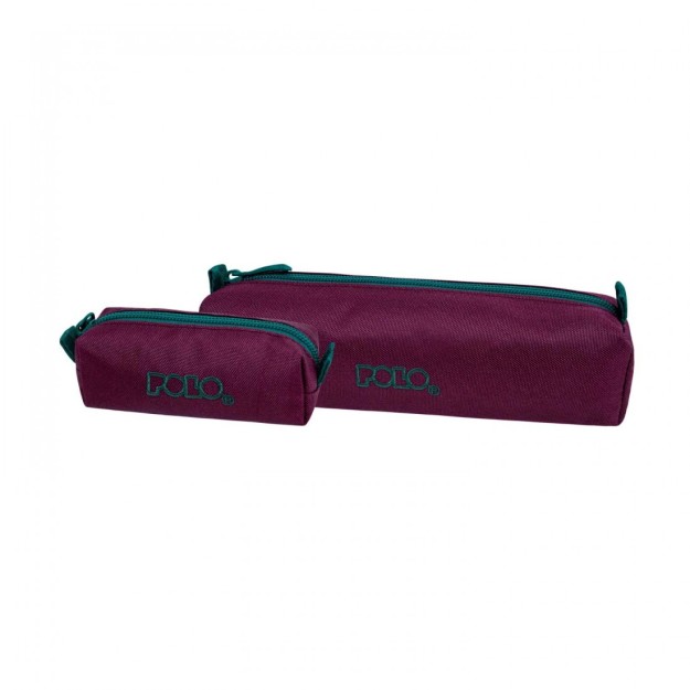 Polo Original Wallet Κασετίνα Βαρελάκι με 1 Θήκη Μωβ/Πράσινο 9-37-006-3364