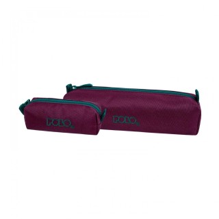 Polo Original Wallet Κασετίνα Βαρελάκι με 1 Θήκη Μωβ/Πράσινο 9-37-006-3364