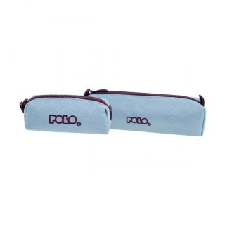 Polo Original Wallet Κασετίνα Βαρελάκι με 1 Θήκη Γαλάζιο/Μωβ 9-37-006-5347
