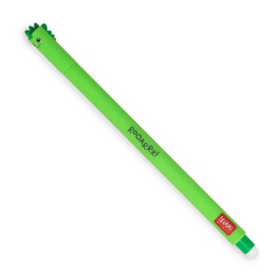 Legami Milano Dinosaur Στυλό Gel 0.7mm Πράσινο με Πράσινο Μελάνι Erasable EP0007