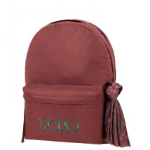 Polo Original Double Scarf Σχολική Τσάντα Πλάτης Μπορντώ/Πράσινο 9-01-235-3364