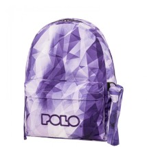 Polo Original Scarf Shapes Σχολική Τσάντα Πλάτης Γυμνασίου-Λυκείου Μωβ 9-01-102-8338