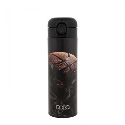 Polo Παιδικό Παγούρι Θερμός Ανοξείδωτο με Καλαμάκι 500ml 9-49-005-8380