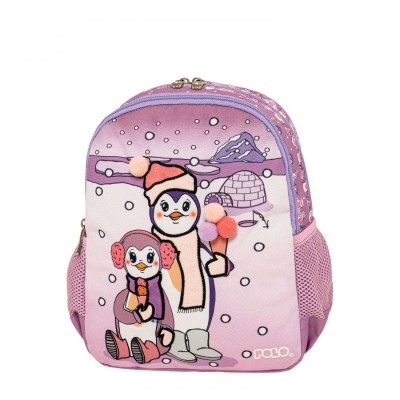 Polo Σχολική Τσάντα Πλάτης Νηπιαγωγείου Ροζ 9-07-073-8376