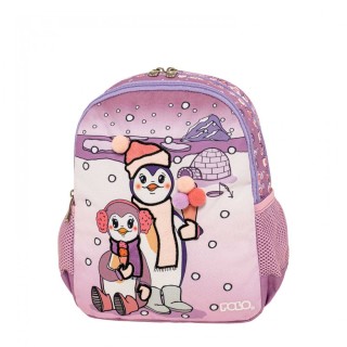 Polo Σχολική Τσάντα Πλάτης Νηπιαγωγείου Ροζ 9-07-073-8376