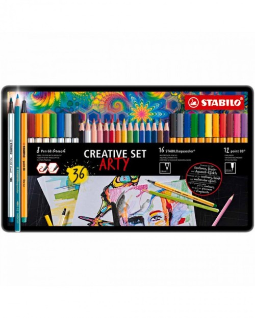 Stabilo Arty Σετ Ζωγραφικής 36τμχ