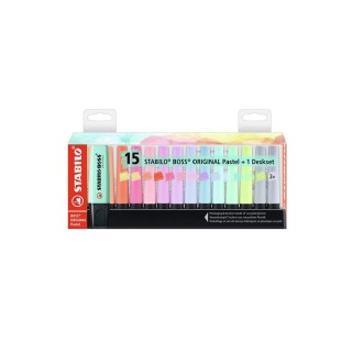 Stabilo Boss Deskset Μαρκαδόροι Υπογράμμισης Πολύχρωμοι 15τμχ 7015/02