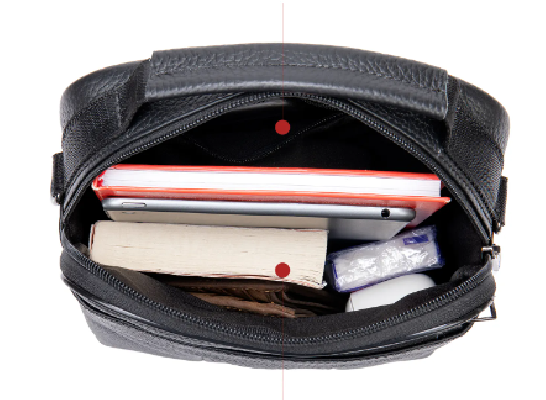 Ανδρικό δερμάτινο τσαντάκι DASTON 005