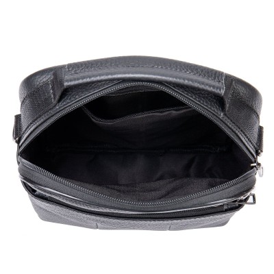 Cardinal 7456 Δερμάτινη Ανδρική Τσάντα Ώμου / Χιαστί σε Μαύρο χρώμα