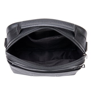 Cardinal 7456 Δερμάτινη Ανδρική Τσάντα Ώμου / Χιαστί σε Μαύρο χρώμα