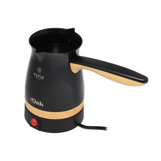 ESTIA ΗΛΕΚΤΡΙΚΟ ΜΠΡΙΚΙ OAK 1000w ΜΕ ΑΠΟΣΠΩΜΕΝΗ ΒΑΣΗ 360° ΜΑΥΡΟ