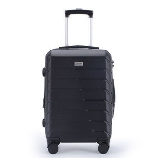 Lavor Βαλίτσα Ταξιδιού Καμπίνας Υφασμάτινη Μαύρη με 4 Ρόδες Ύψους 55εκ. 1-607