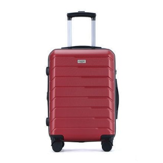 Lavor Βαλίτσα Ταξιδιού Καμπίνας Υφασμάτινη Κόκκινη με 4 Ρόδες Ύψους 55εκ. 1-607
