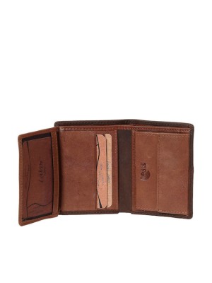 Lavor Δερμάτινο Ανδρικό Πορτοφόλι Καρτών με RFID Καφέ 1-6066